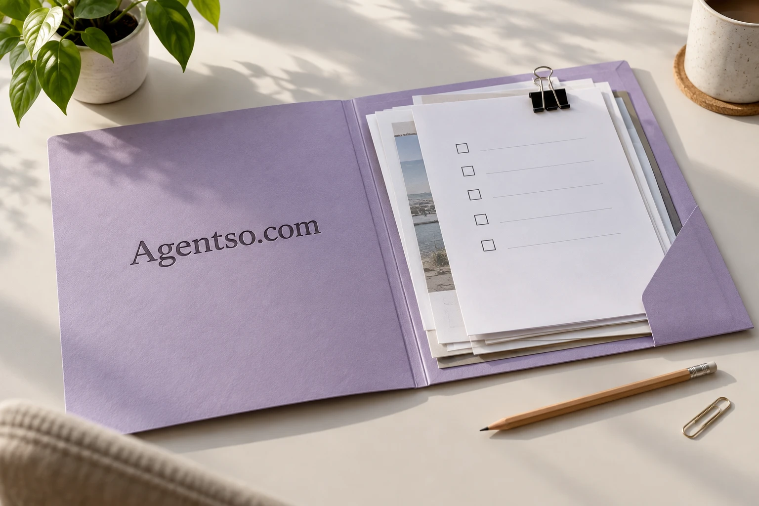 Client onboarding agents editorial photograph
