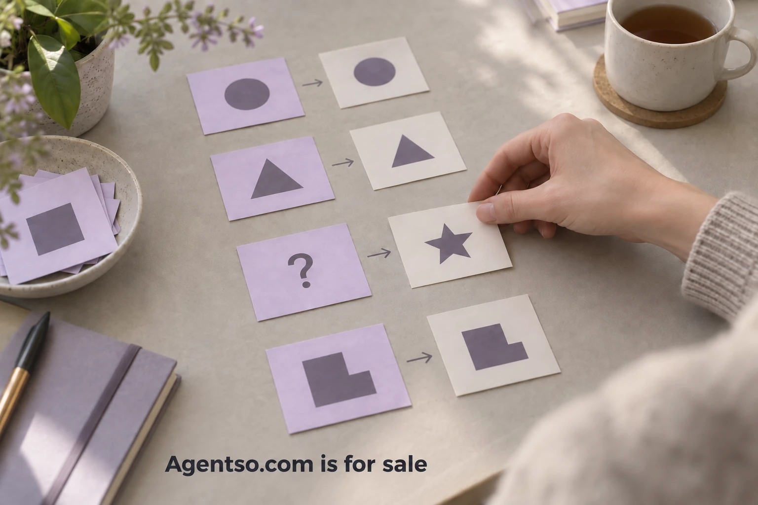 Build an agent test set editorial photograph
